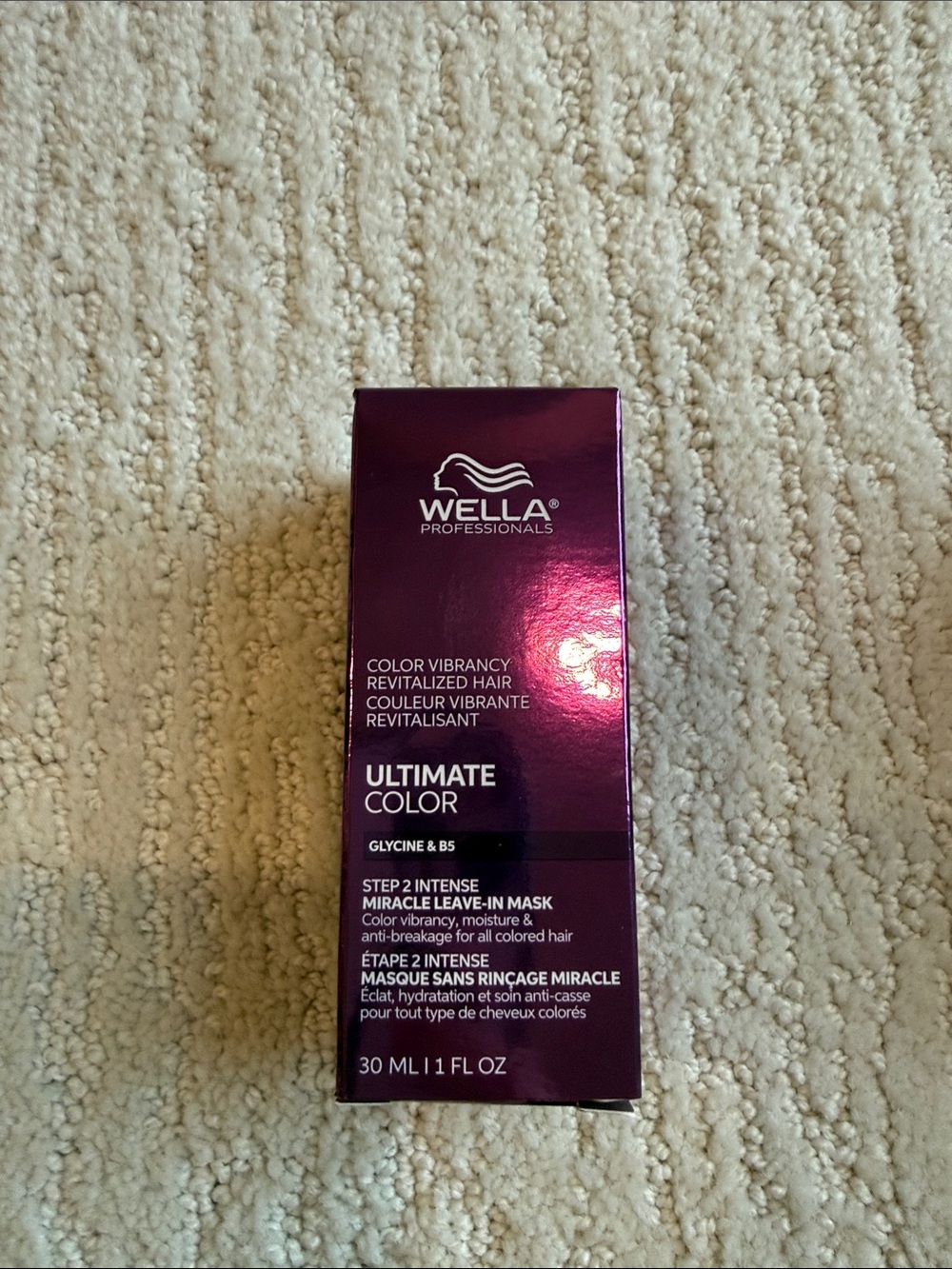 Wella ULTIMATE COLOR Miracle Leave-In Mask 1oz $25